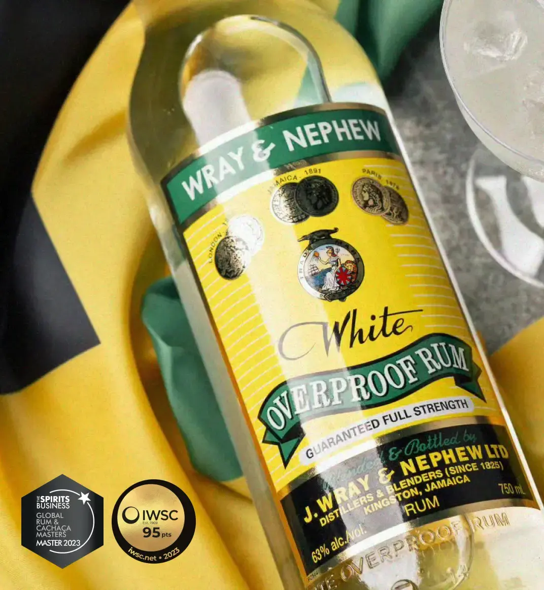 White Overproof Rum - Pure Jamaican Spirit | Wray & Nephew